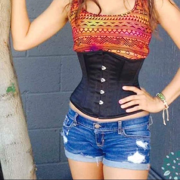 Satin Romantic Curve Standard Underbust Corset - Picture 7 of 7